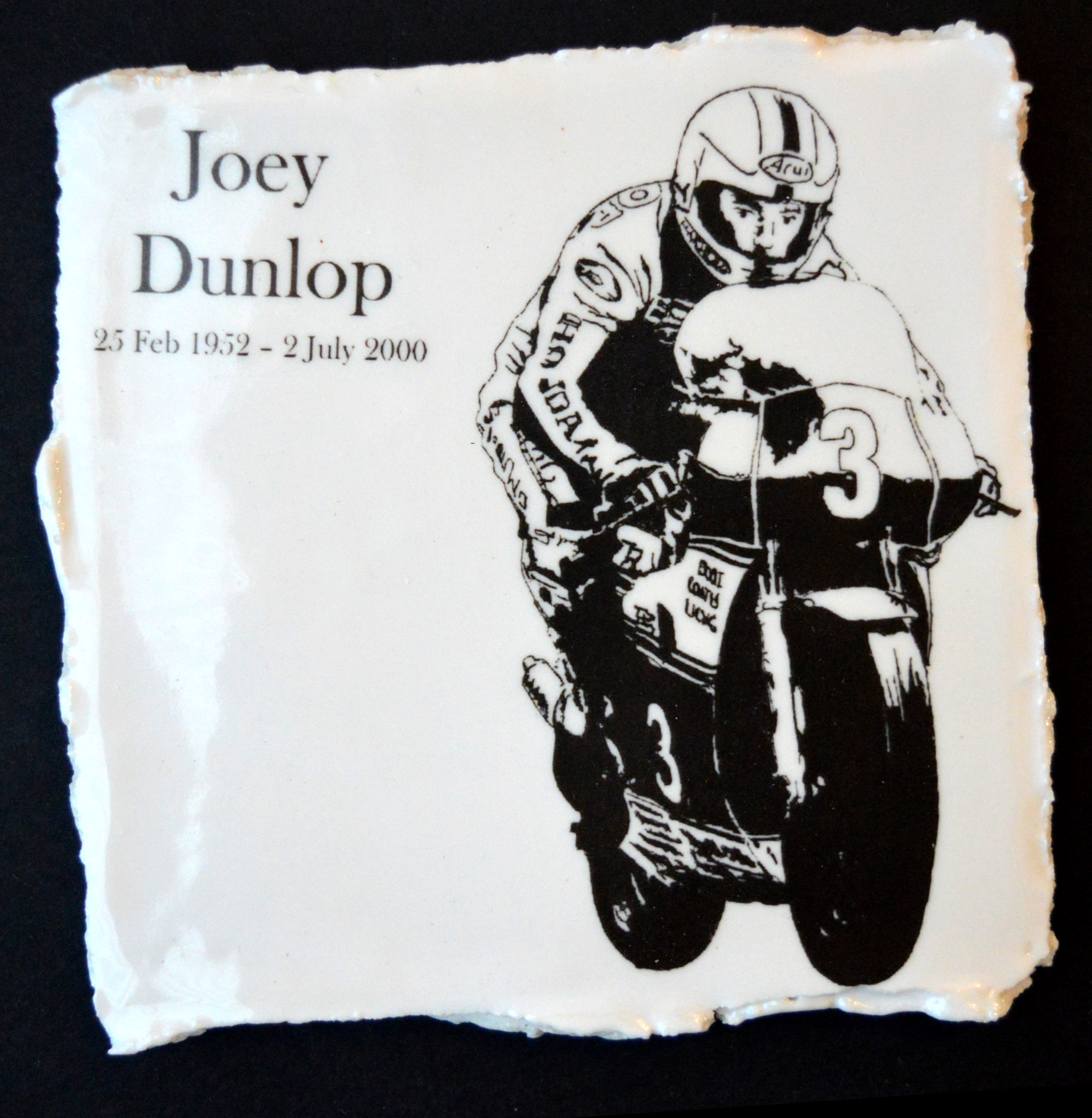 Joey Dunlop tasse de moto, Tasse de moto, Cadeau de motard, Art de