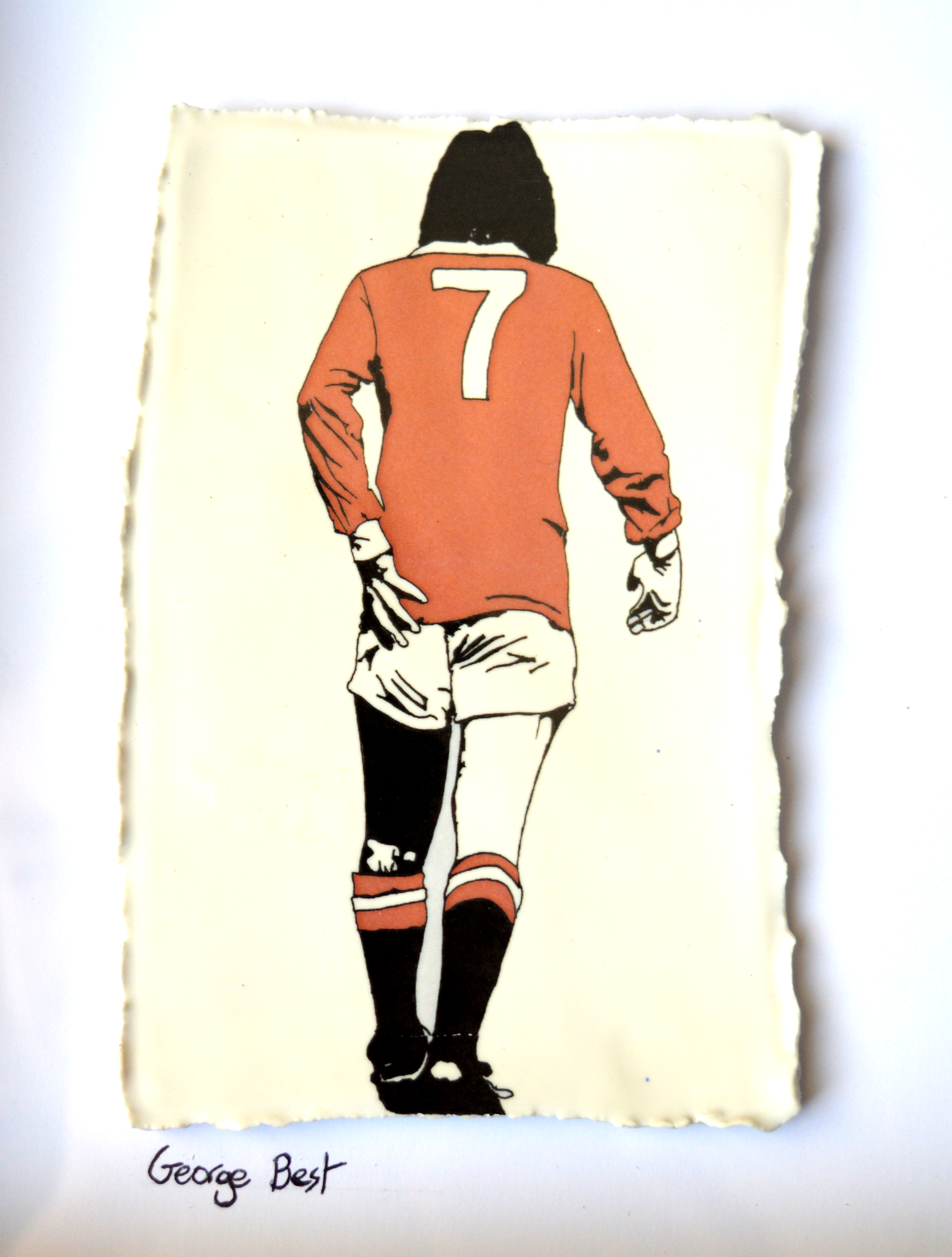 Official George Best Number 7 T-Shirt: Buy Online on Offer